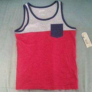 2 Arizona Tank tops red/green small boys